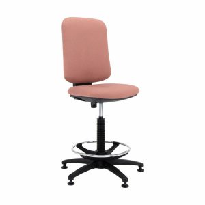 Eden Draughtsman Chair in Black