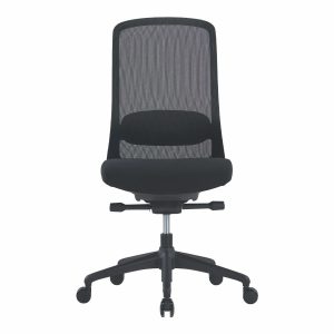 Solo Black Mesh Back Chair