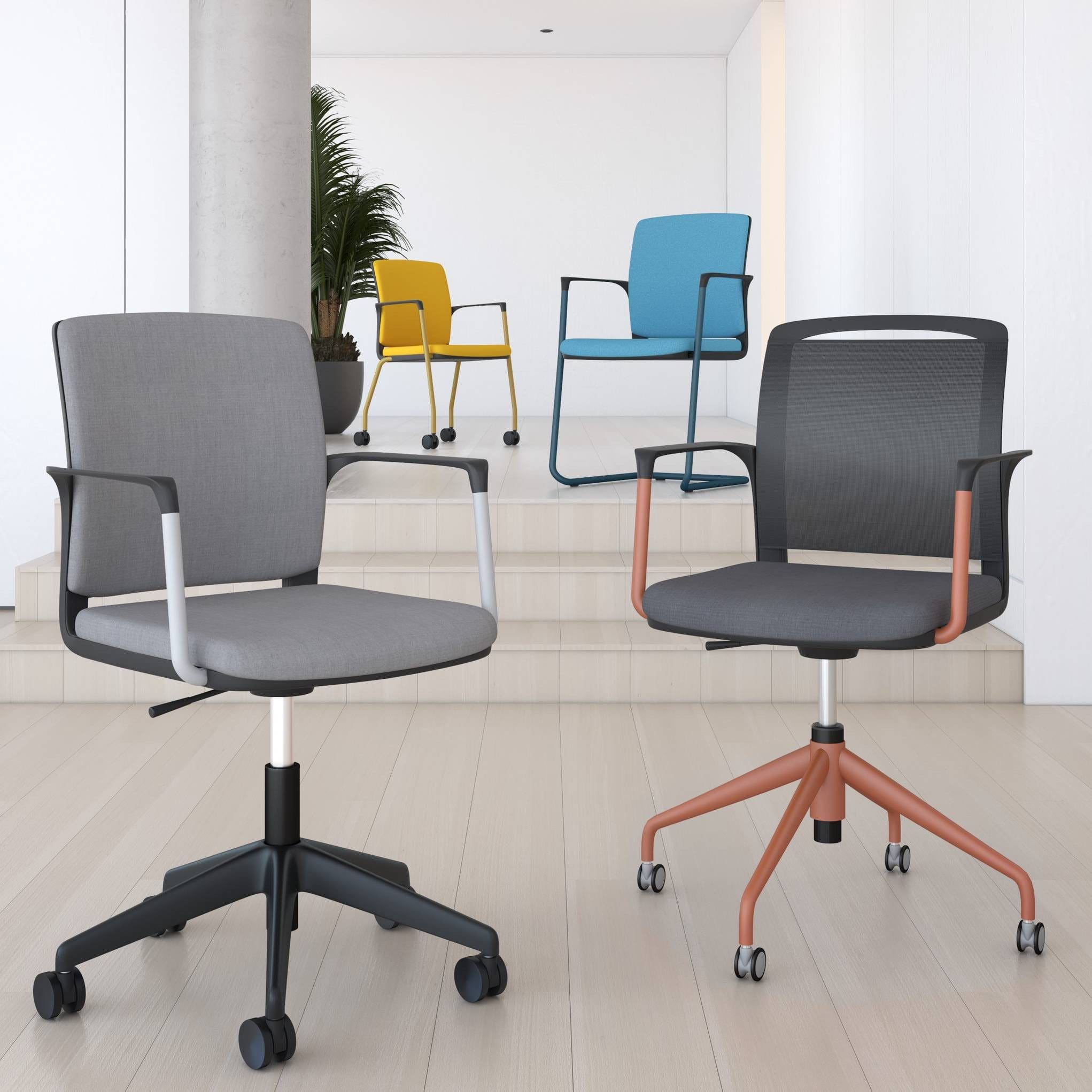 Infinity Chair Black - 5 Star Base - Image 2