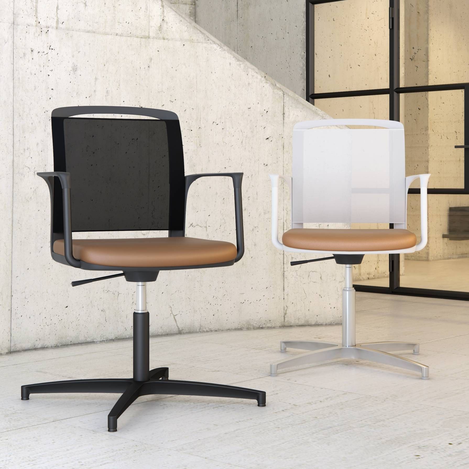 Infinity - Mesh Chair Black - 4 Star Glides - Image 2