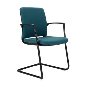 Infinity Meeting Chair on Black Cantilever Frame