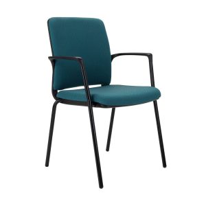 Infinity Meeting Chair on Black 4 Legged Frame