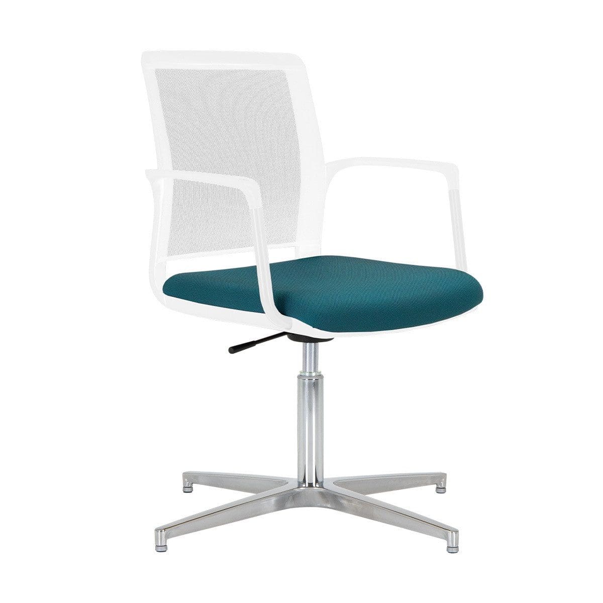 Infinity Mesh Chair White - 4 Star Glides