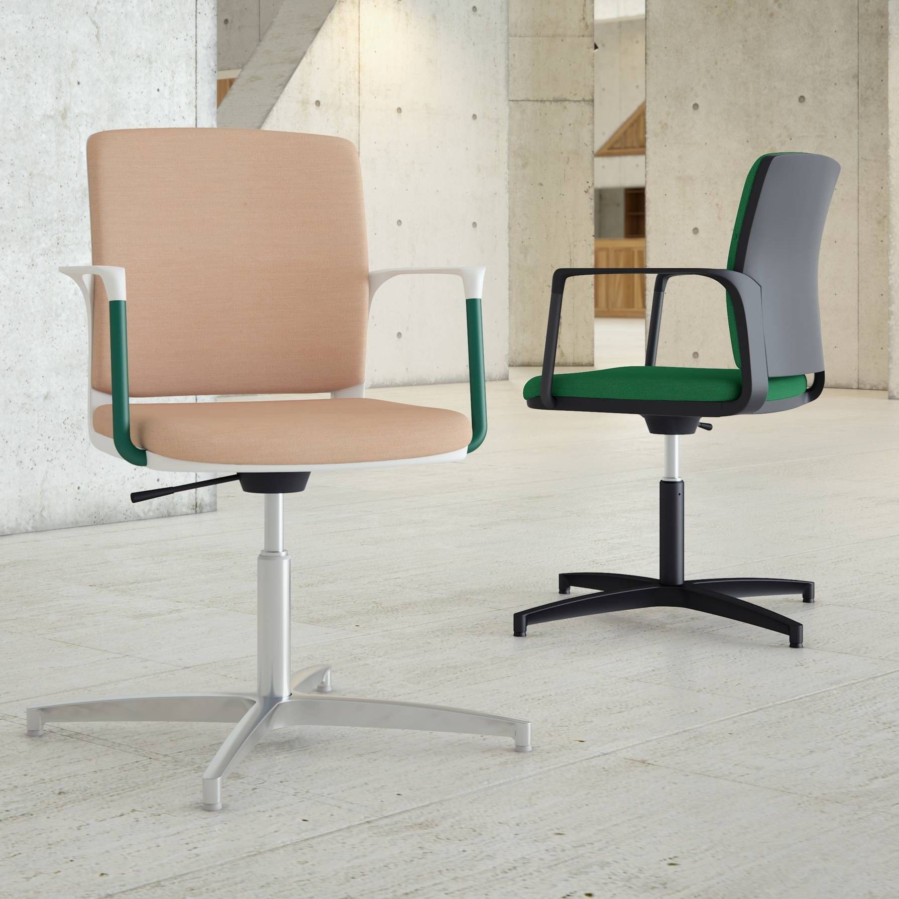 Infinity Chair White - 4 Star Glides - Image 2