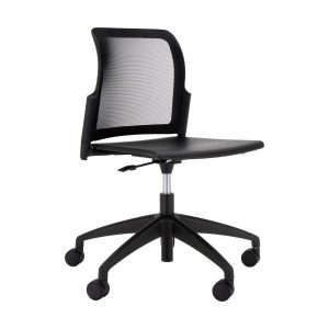 Leola Plastic Shell Chair with Mesh Back