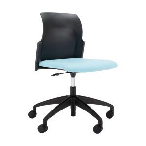 Leola Plastic Shell Chair with Upholstered Seat Pad