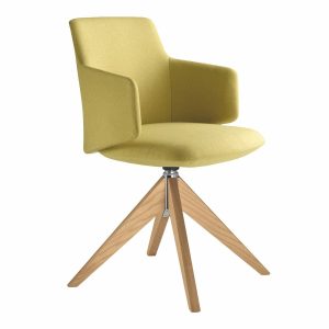 Milo Meeting Chair on Pyramid Legs