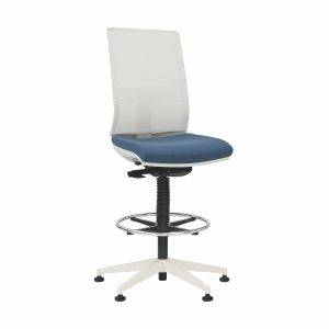 Mix Draughtsman Chair White