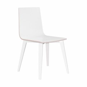 Multiply Wooden Shell Chair on Wooden Legs