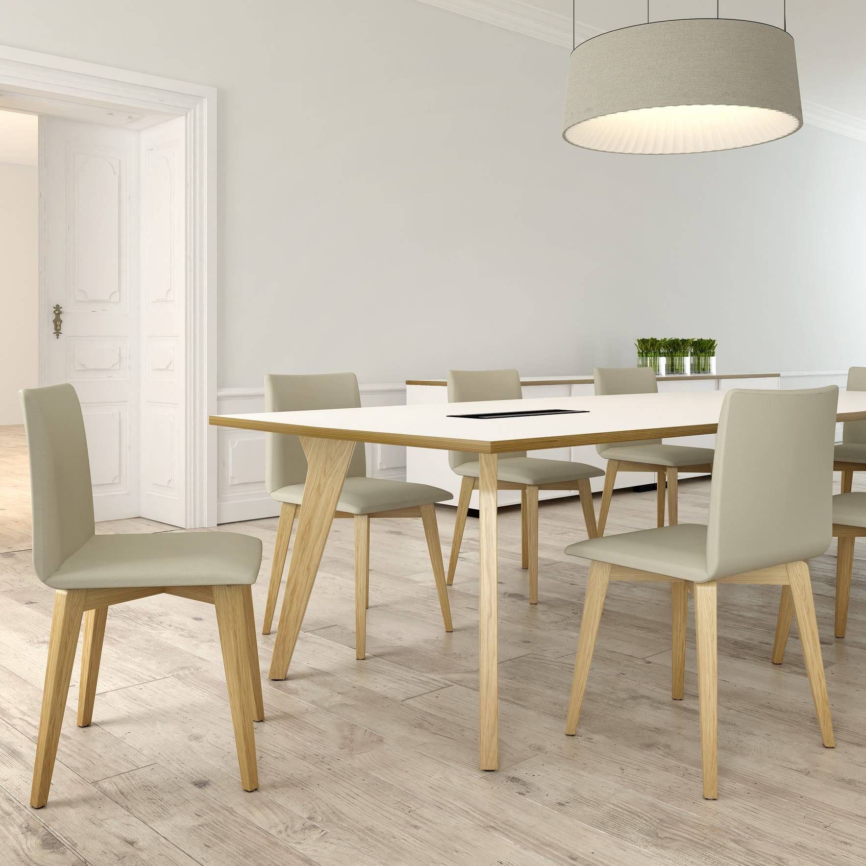 Multiply Wooden Shell Chair on Wooden Legs Fully Upholstered - Image 4