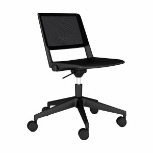 Salto Plastic Shell Chair with Mesh Back