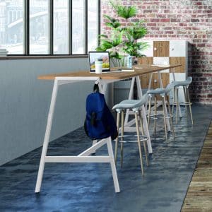 Alto Rectangular High Meeting Tables