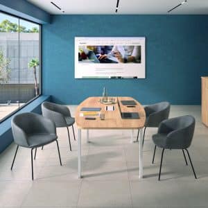 Arches Astrolite Round & Barrel Meeting Tables