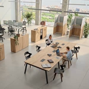 Arches Partage Square Meeting Tables