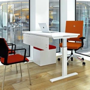 Progress - Gas Height Adjustable Rectangular Desk