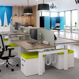 Progress - Gas Height Adjustable Double Bench