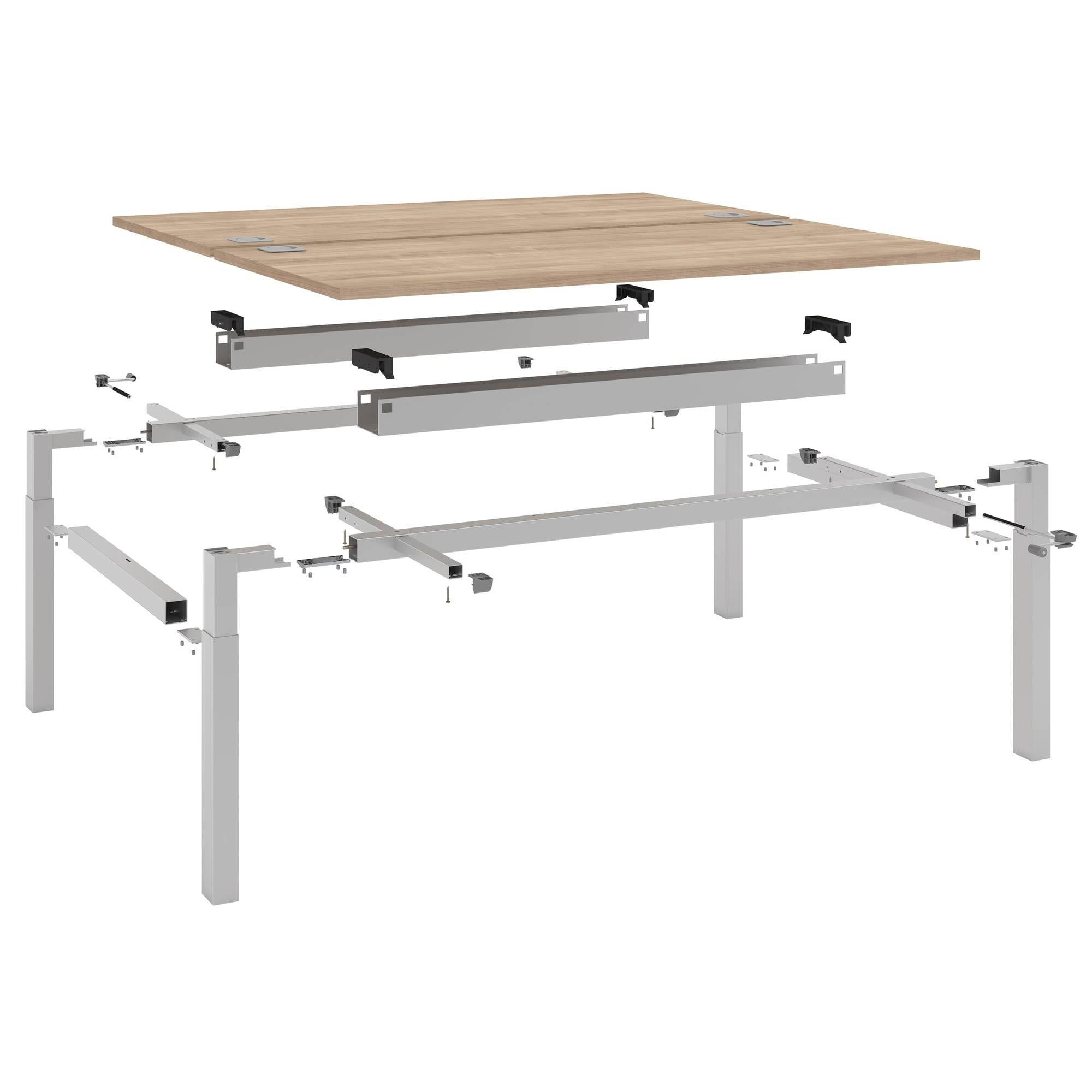 Progress Lite - Hand Crank Height Adjustable Double Bench - Image 7