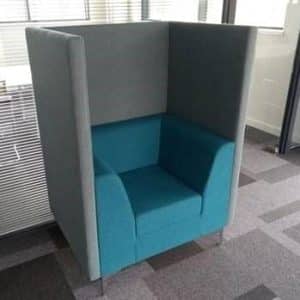 SIMOOM Single Booth - Faux Leather