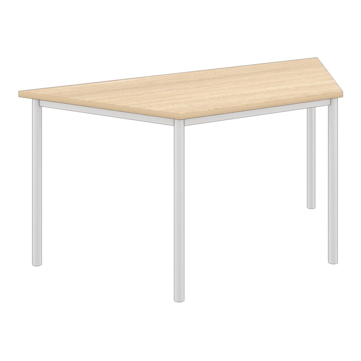 Elite Trapezoidal Training Table with Circular legs - Image 2