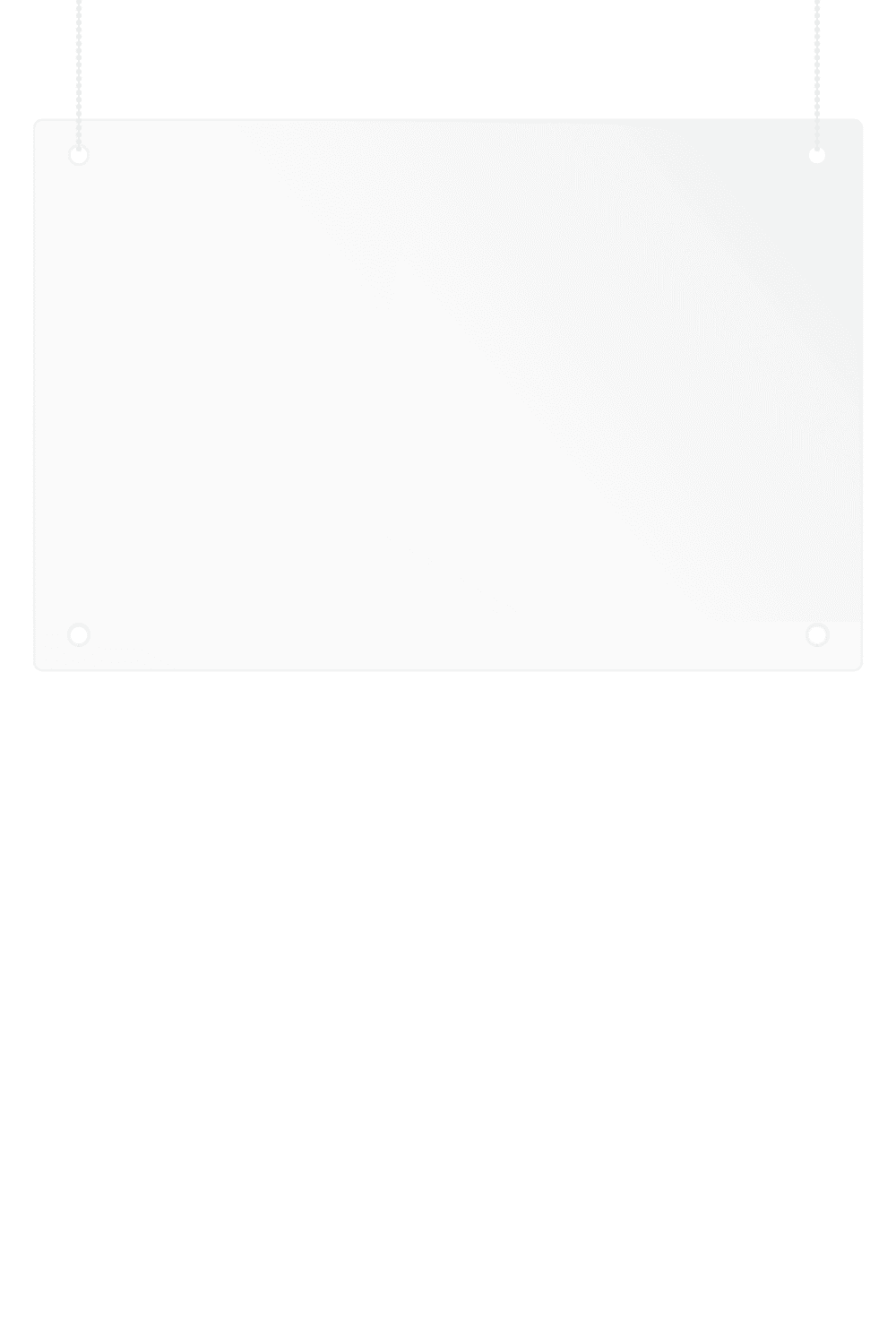 Ceiling Suspension Protection Screen - Image 3