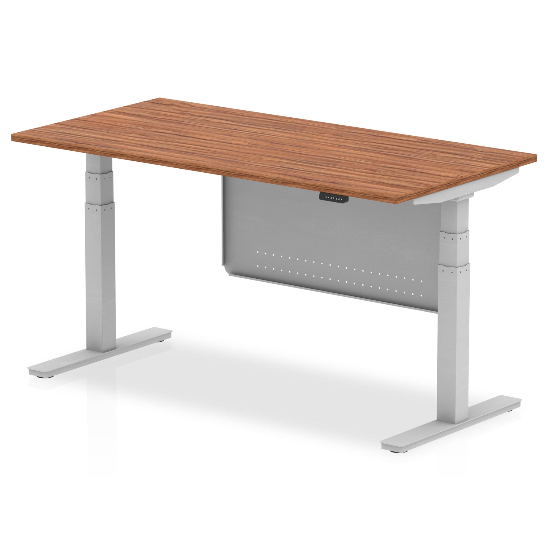 Air Height Adjustable Desk without Cable Ports with Steel Modesty Panel - Image 20
