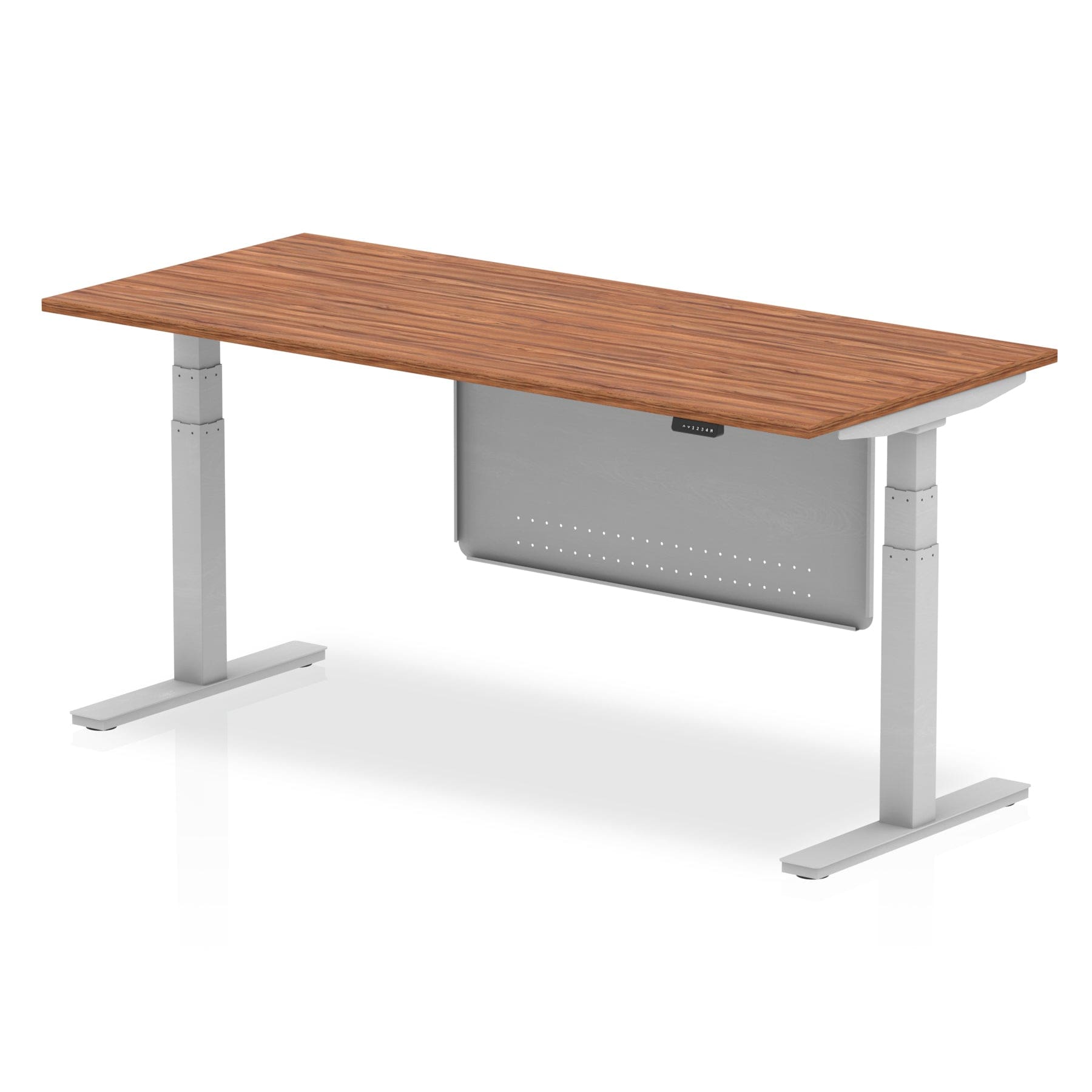 Air Height Adjustable Desk without Cable Ports with Steel Modesty Panel - Image 21