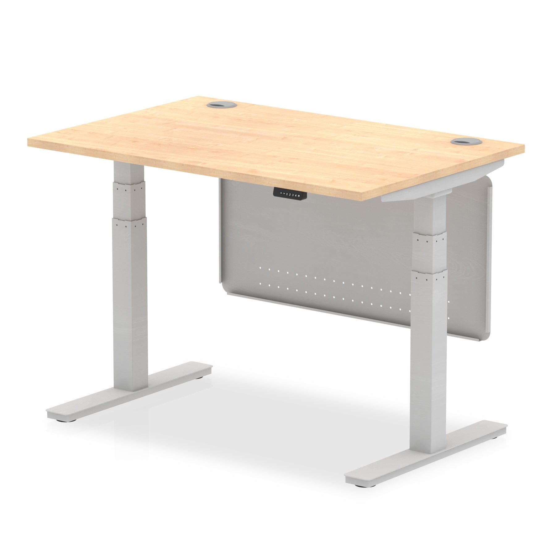 Air Height Adjustable Desk With Cable Ports With Steel Modesty Panel - Image 10