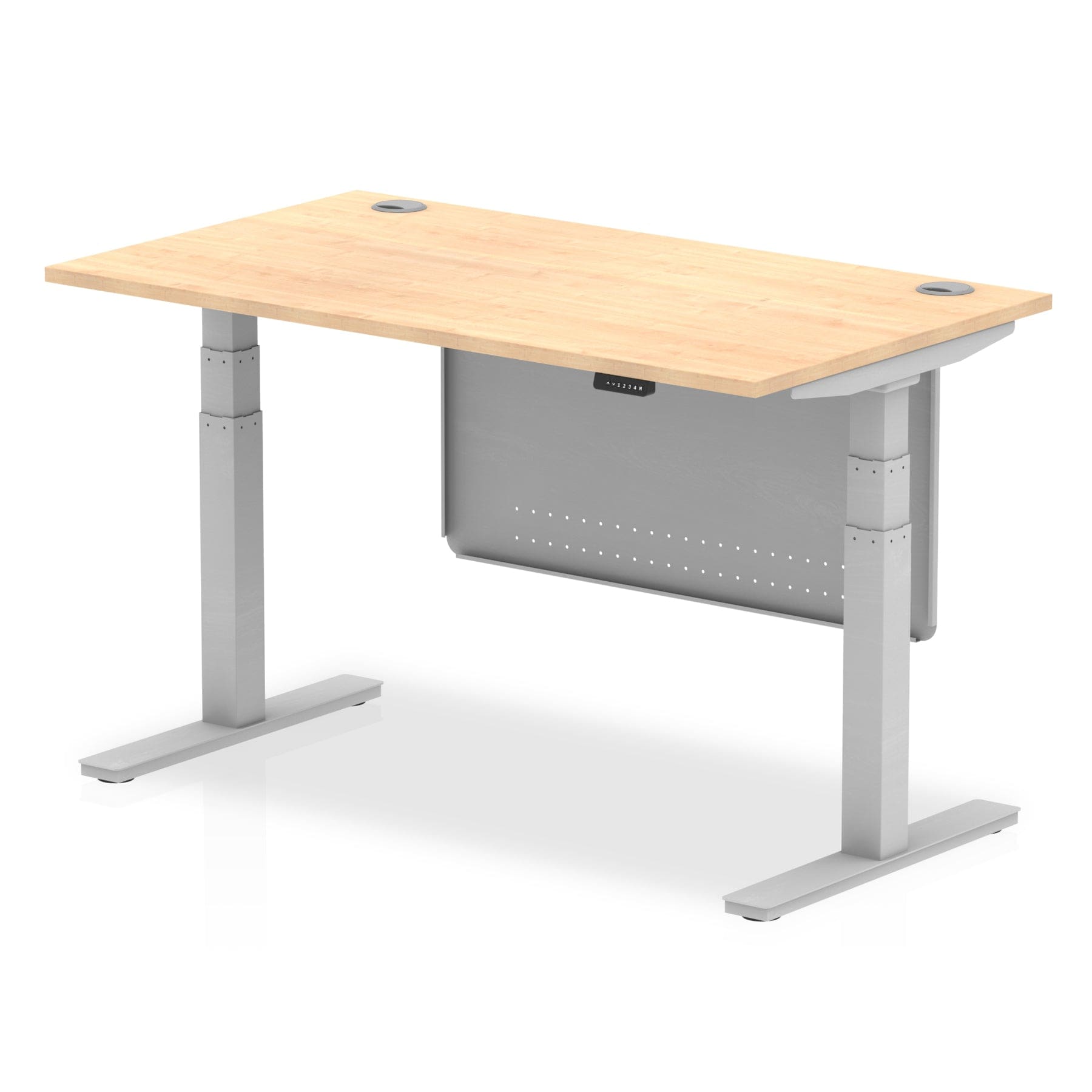 Air Height Adjustable Desk With Cable Ports With Steel Modesty Panel - Image 11