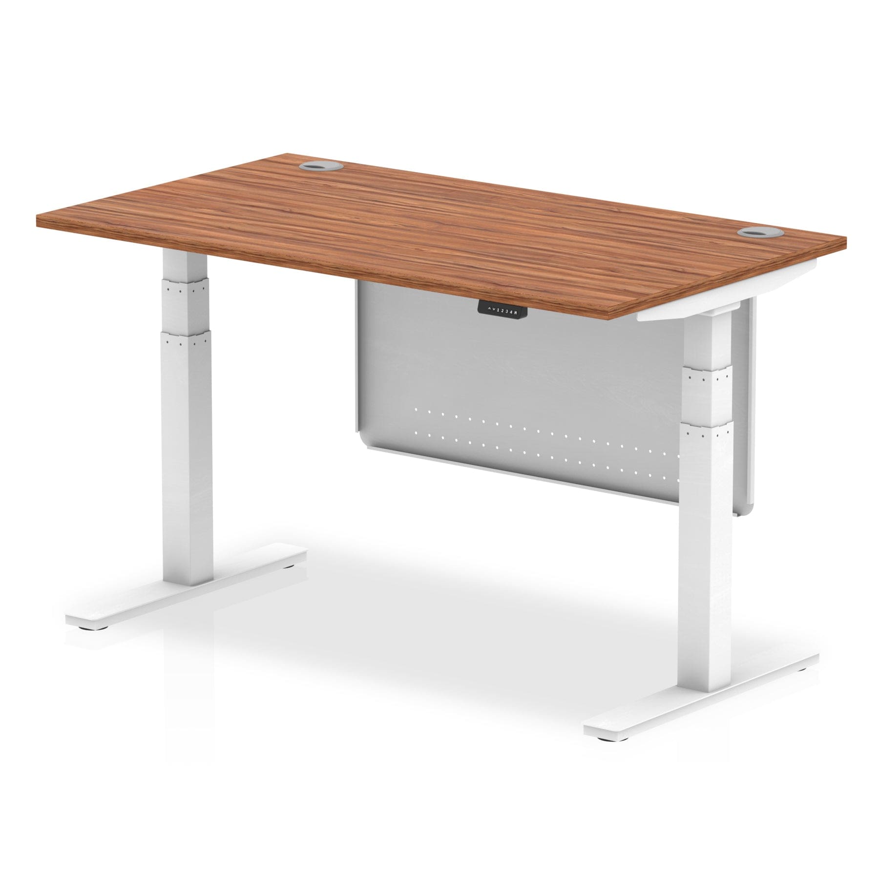 Air Height Adjustable Desk without Cable Ports with Steel Modesty Panel - Image 46