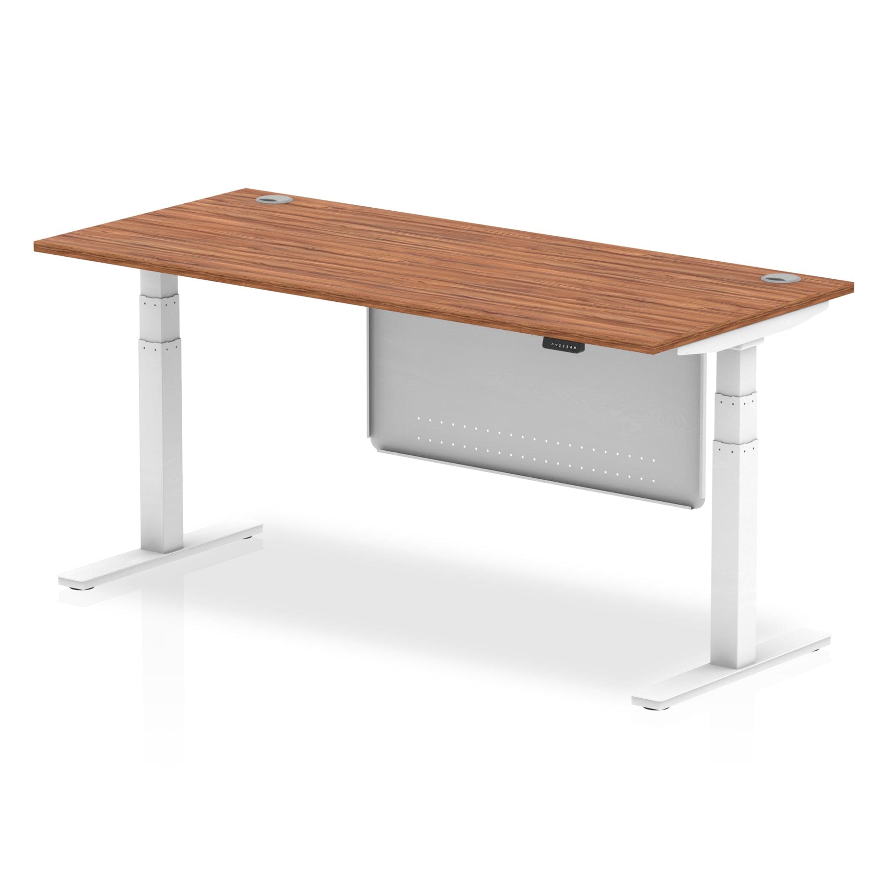 Air Height Adjustable Desk without Cable Ports with Steel Modesty Panel - Image 48