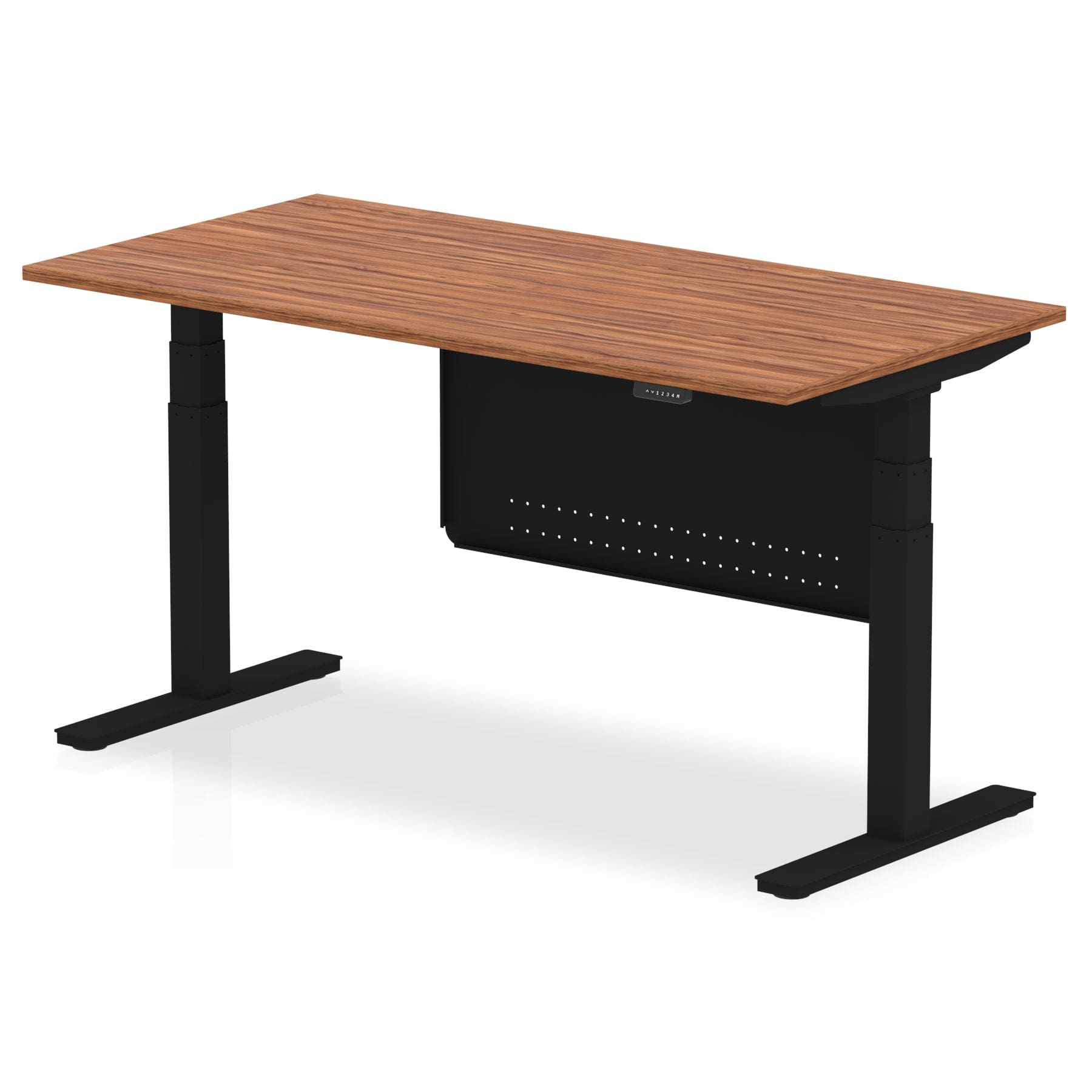 Air Height Adjustable Desk without Cable Ports with Steel Modesty Panel - Image 70