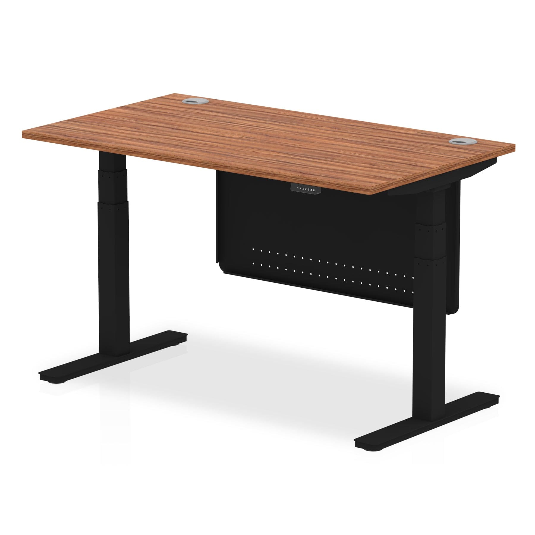 Air Height Adjustable Desk With Cable Ports With Steel Modesty Panel - Image 66