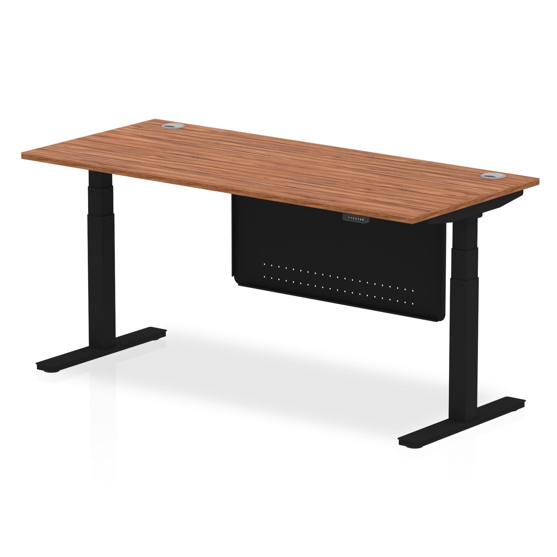 Air Height Adjustable Desk With Cable Ports With Steel Modesty Panel - Image 68