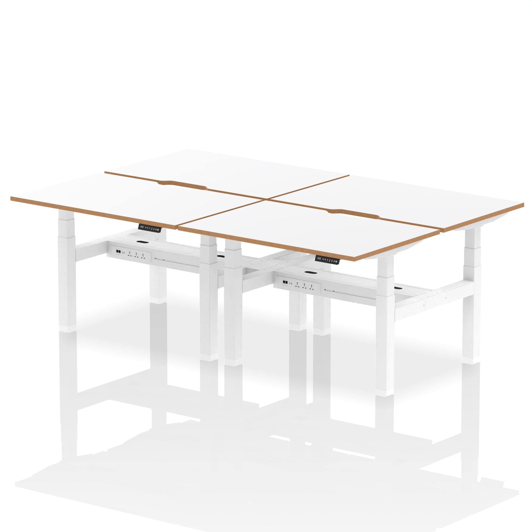 Oslo Air Back-to-Back Height Adjustable Bench Desk - Image 2