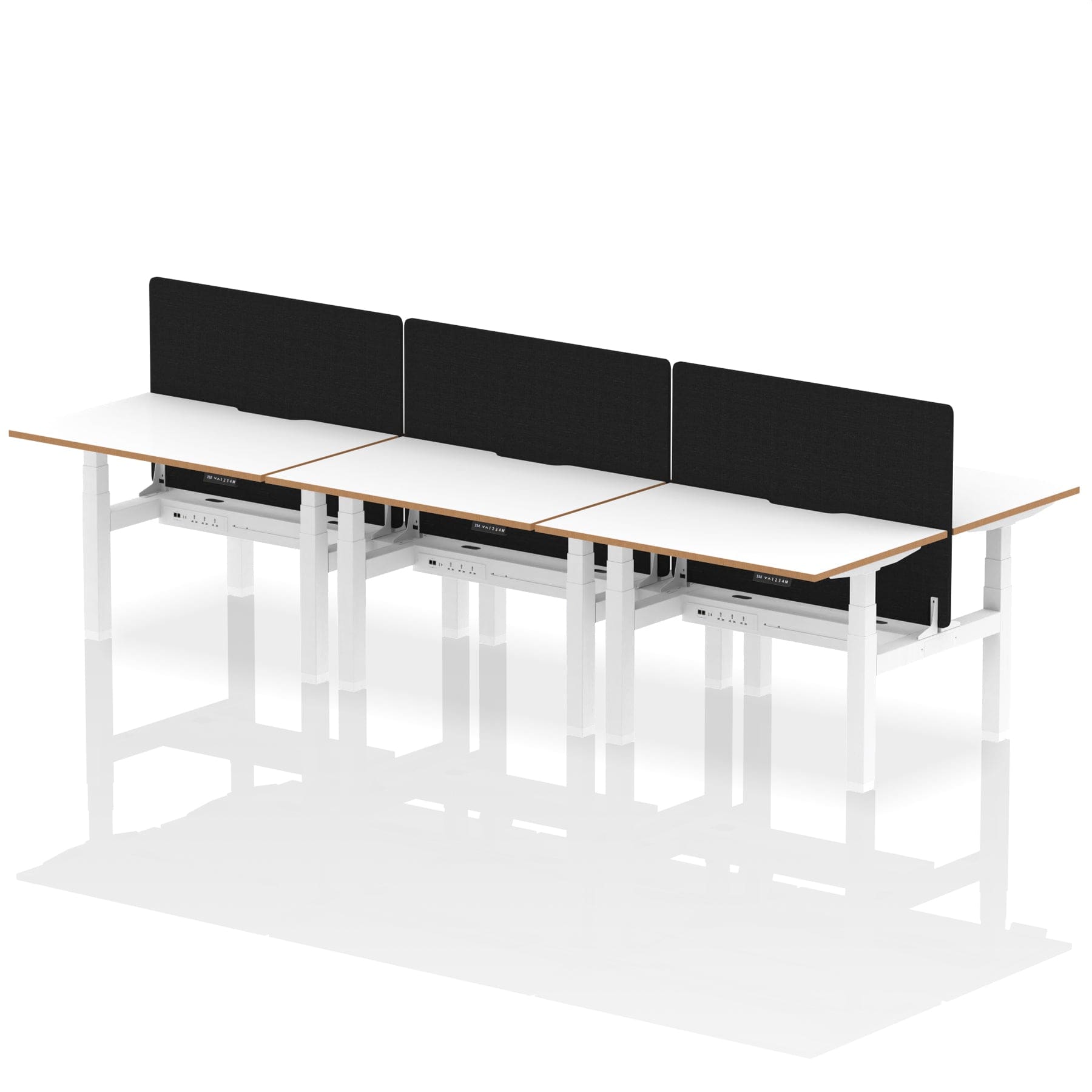 Oslo Air Back-to-Back Height Adjustable Bench Desk - Image 6