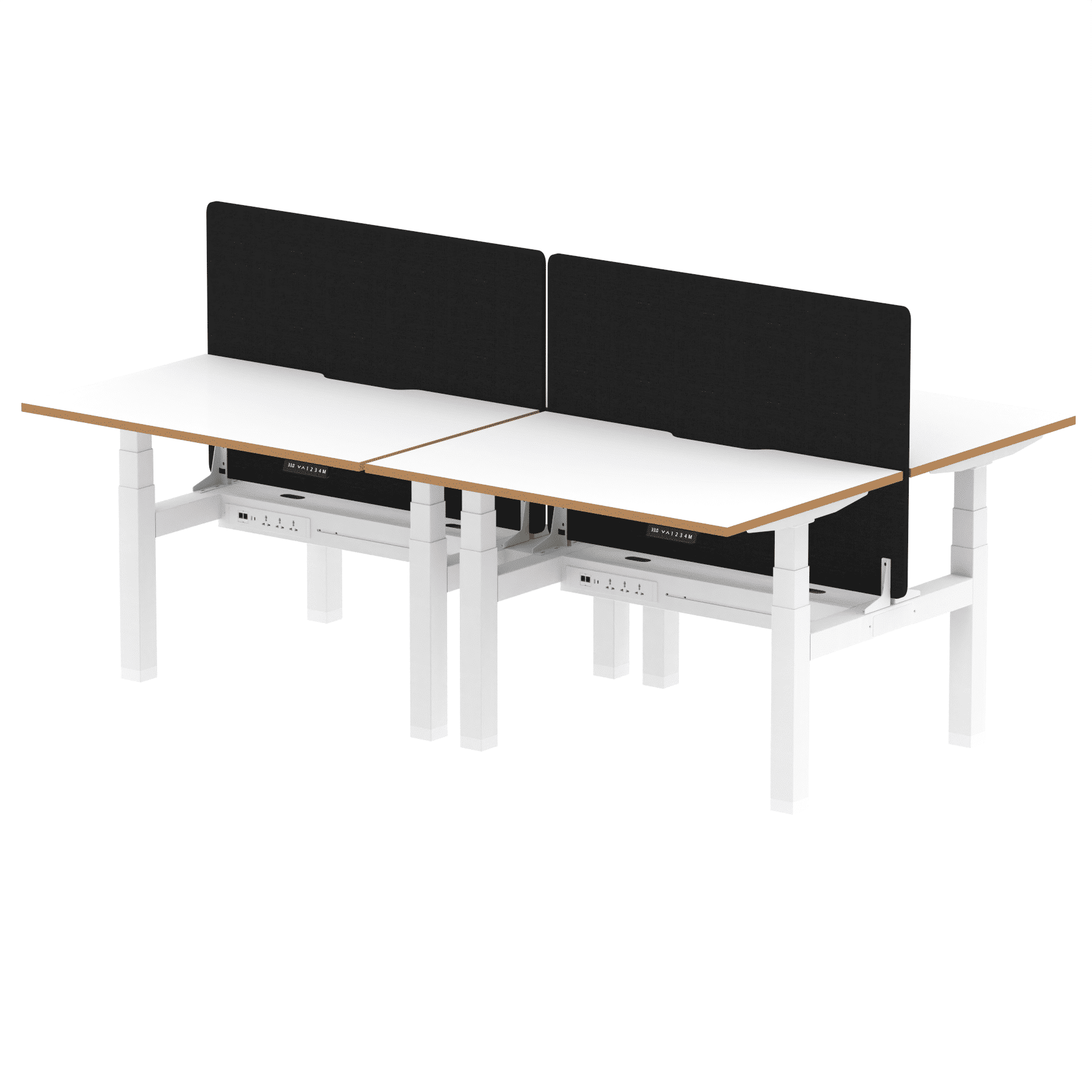 Oslo Air Back-to-Back Height Adjustable Bench Desk - Image 5