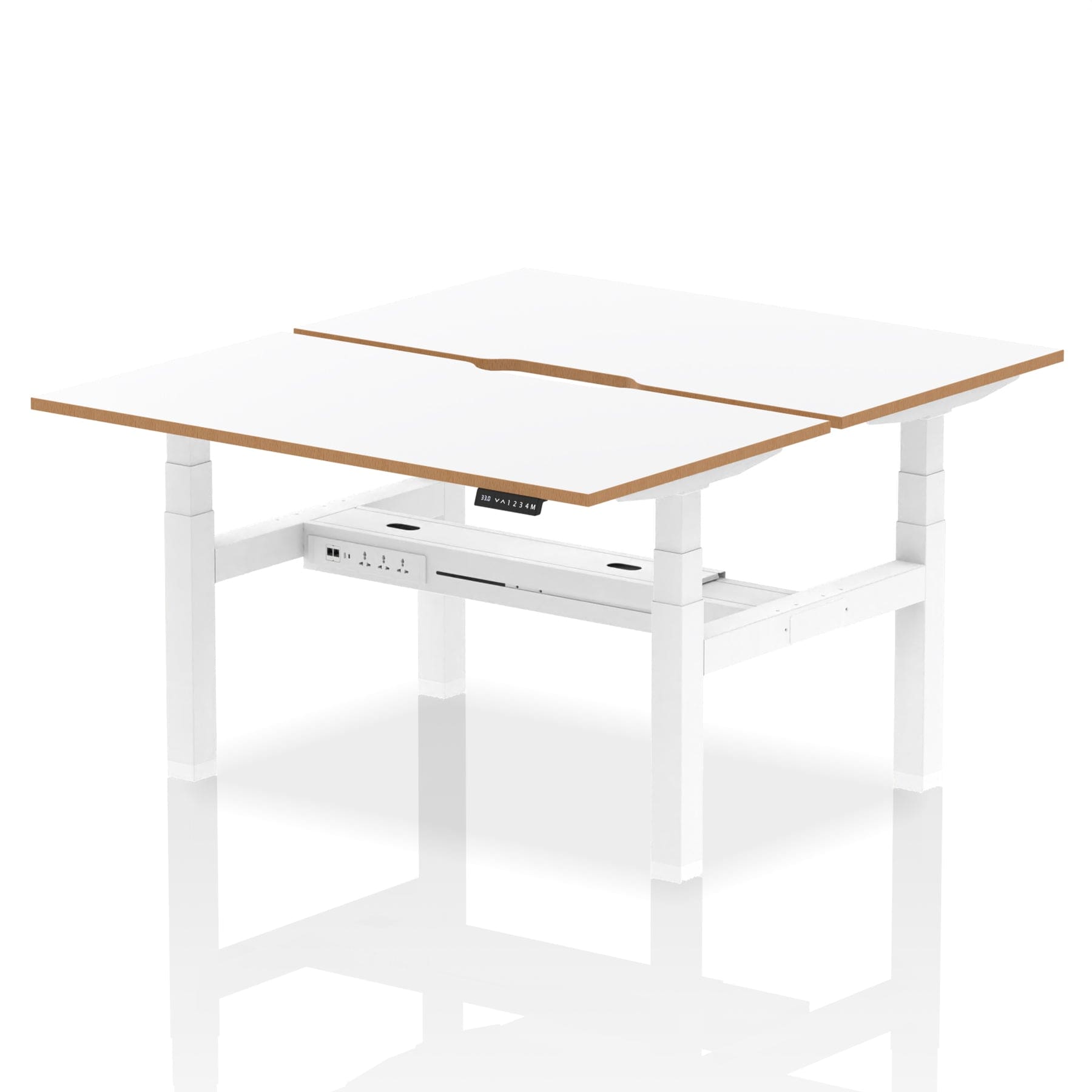 Oslo Air Back-to-Back Height Adjustable Bench Desk - Image 7