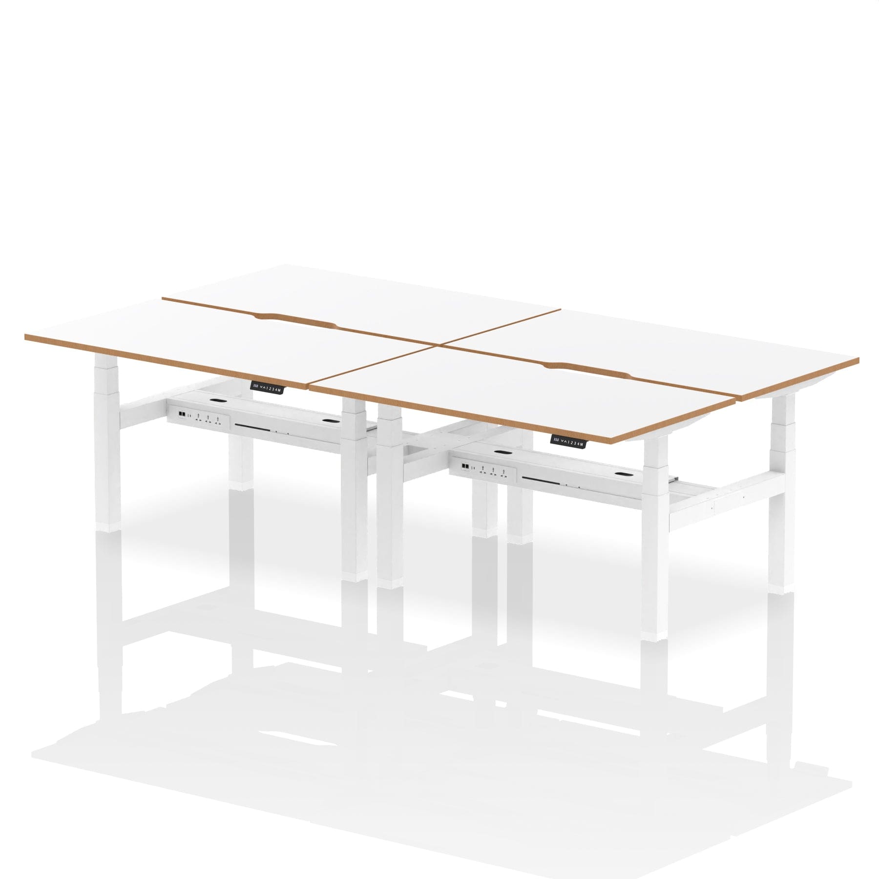 Oslo Air Back-to-Back Height Adjustable Bench Desk - Image 8