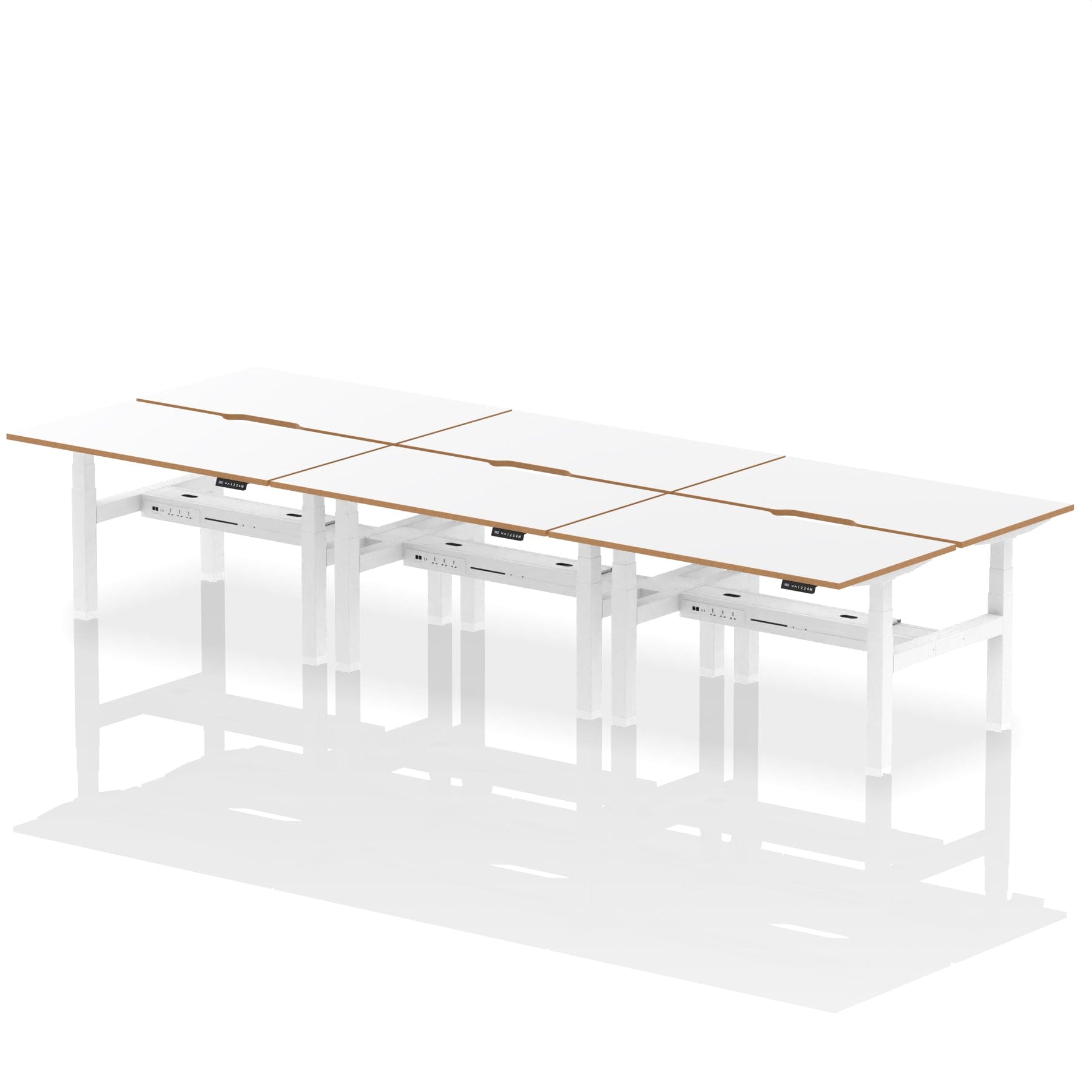 Oslo Air Back-to-Back Height Adjustable Bench Desk - Image 9