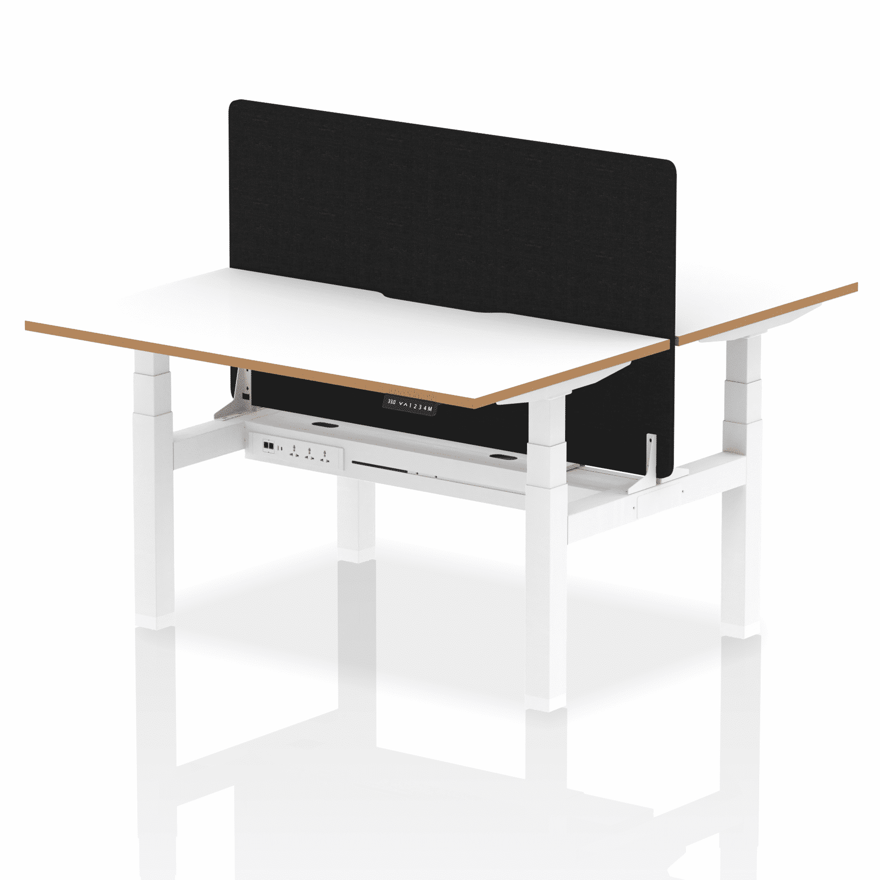 Oslo Air Back-to-Back Height Adjustable Bench Desk - Image 10
