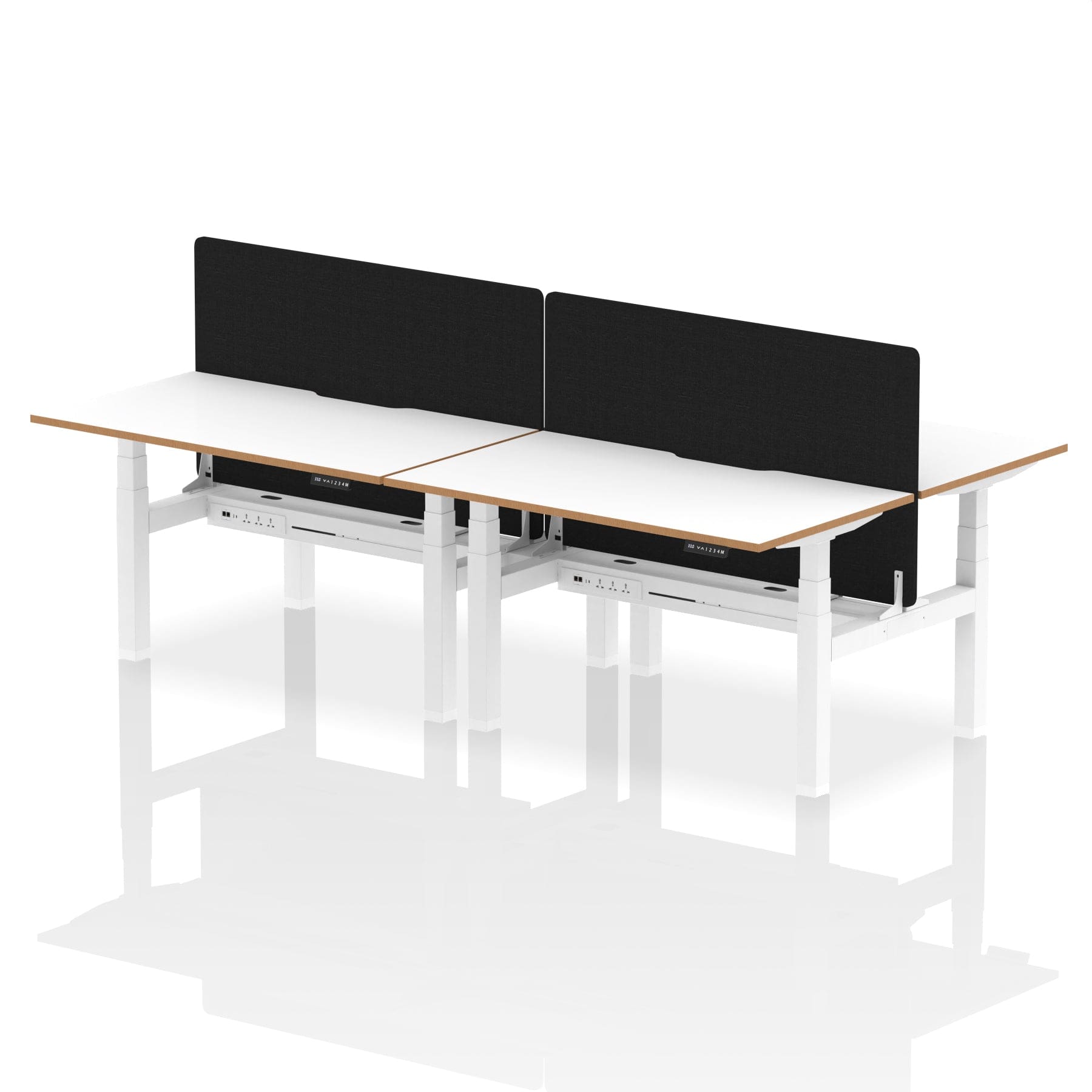 Oslo Air Back-to-Back Height Adjustable Bench Desk - Image 11
