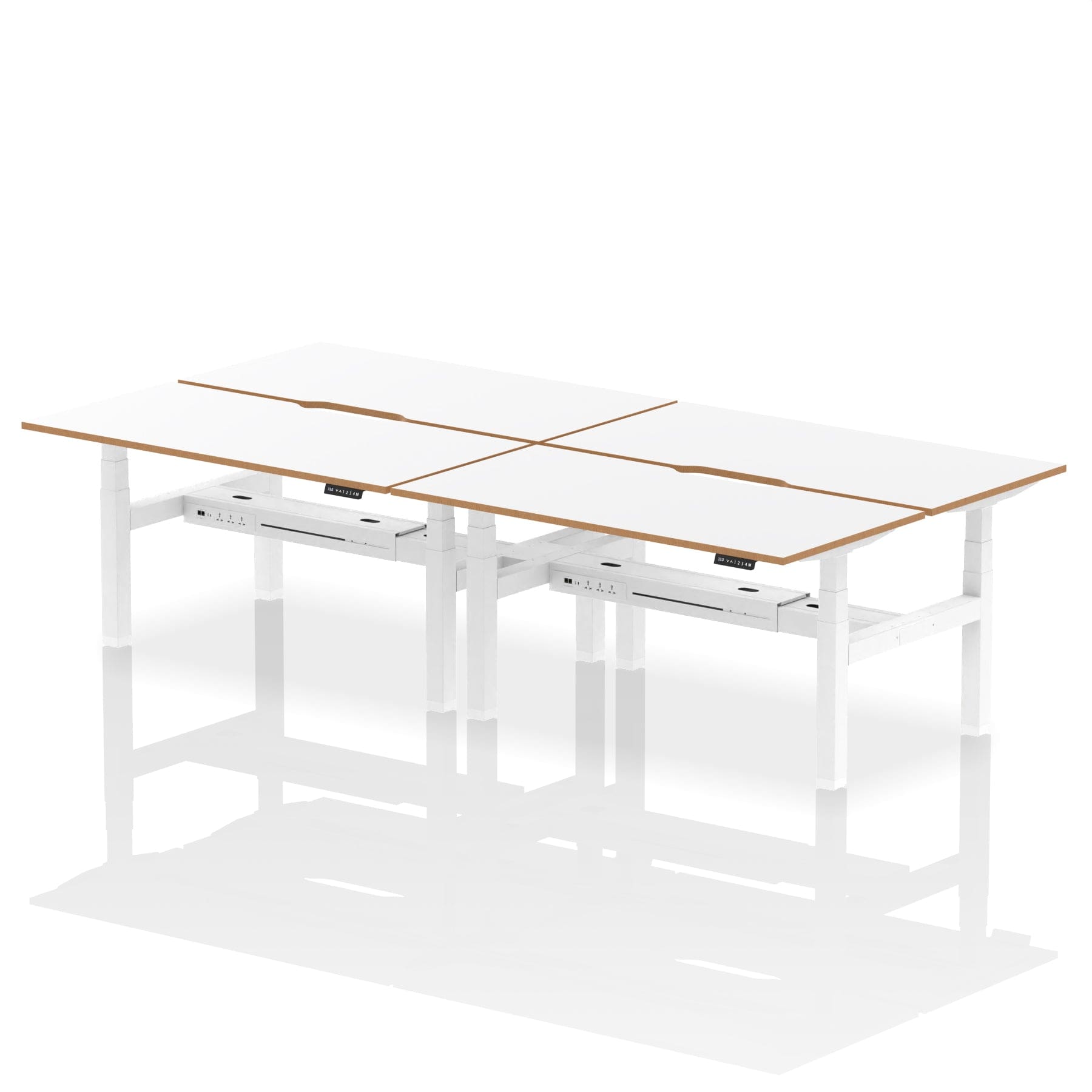 Oslo Air Back-to-Back Height Adjustable Bench Desk - Image 14