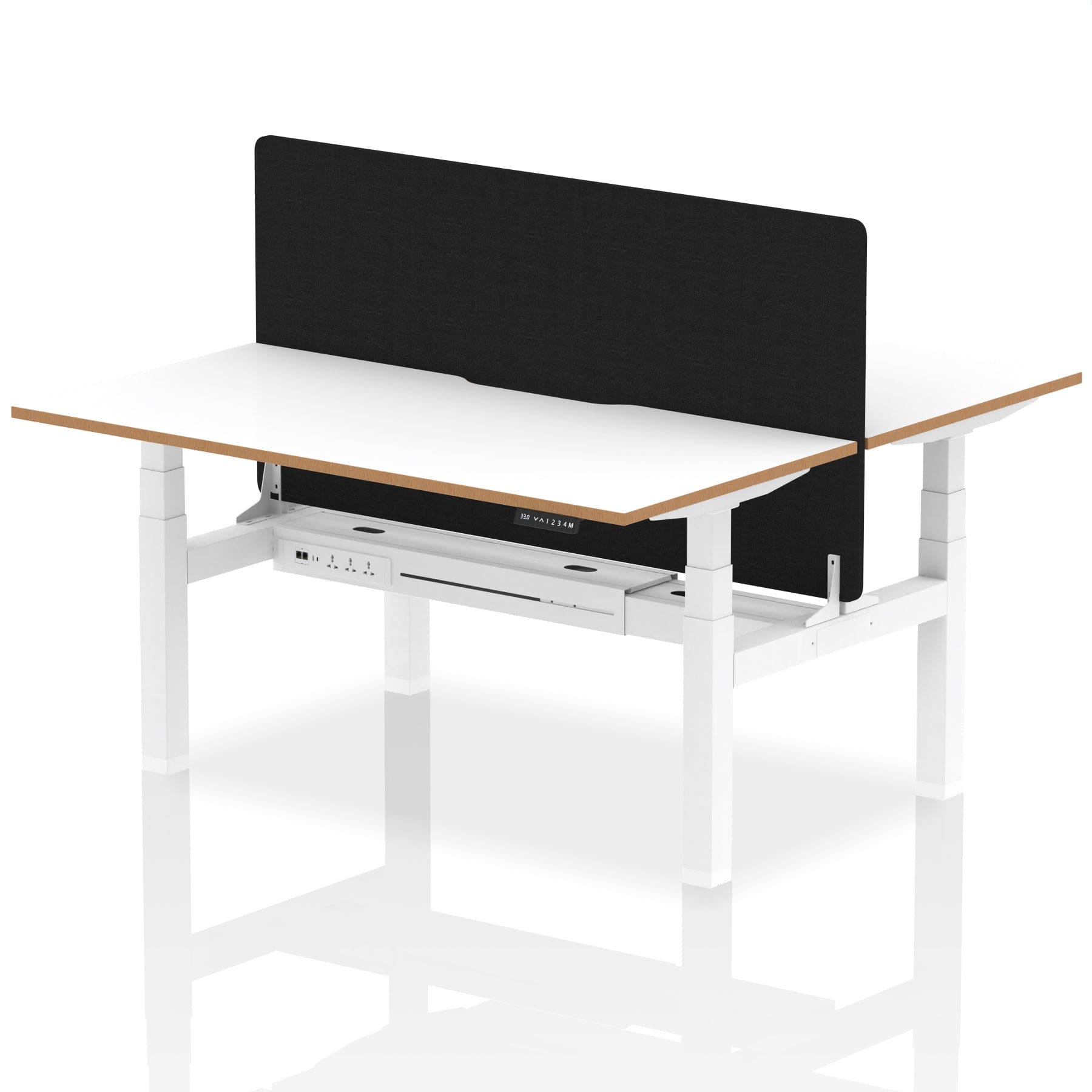 Oslo Air Back-to-Back Height Adjustable Bench Desk - Image 16