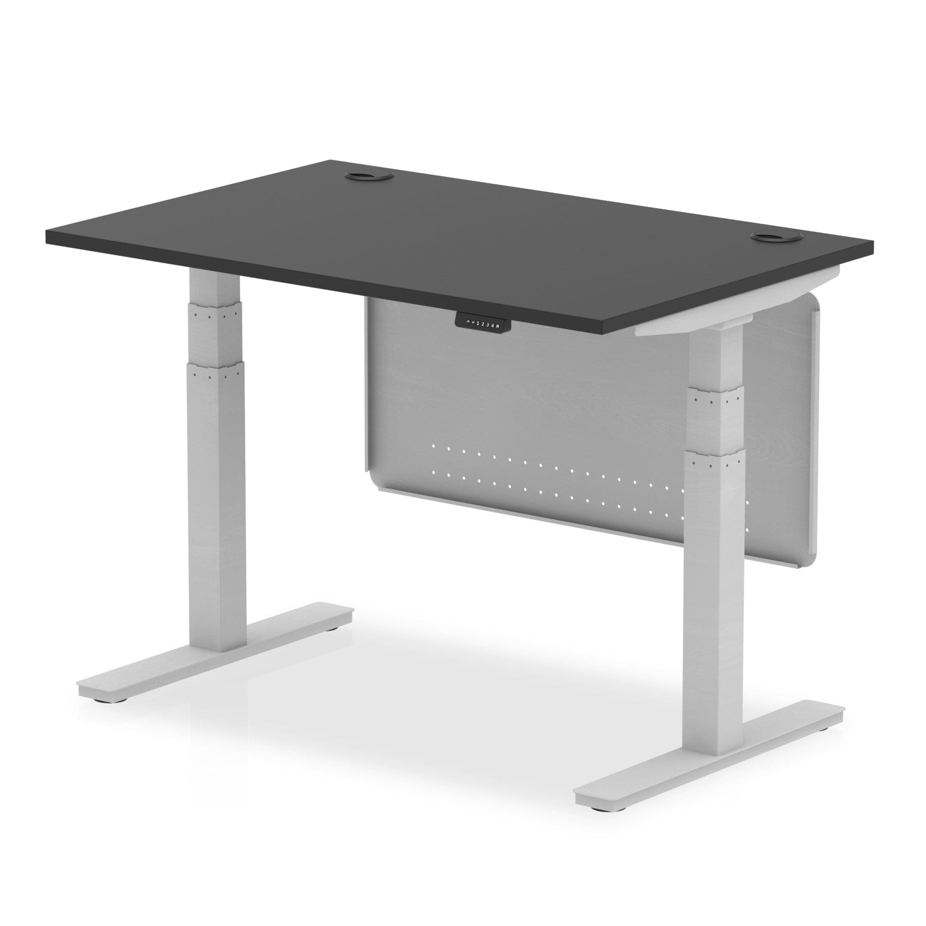 Air Height Adjustable Desk With Cable Ports With Steel Modesty Panel - Image 74
