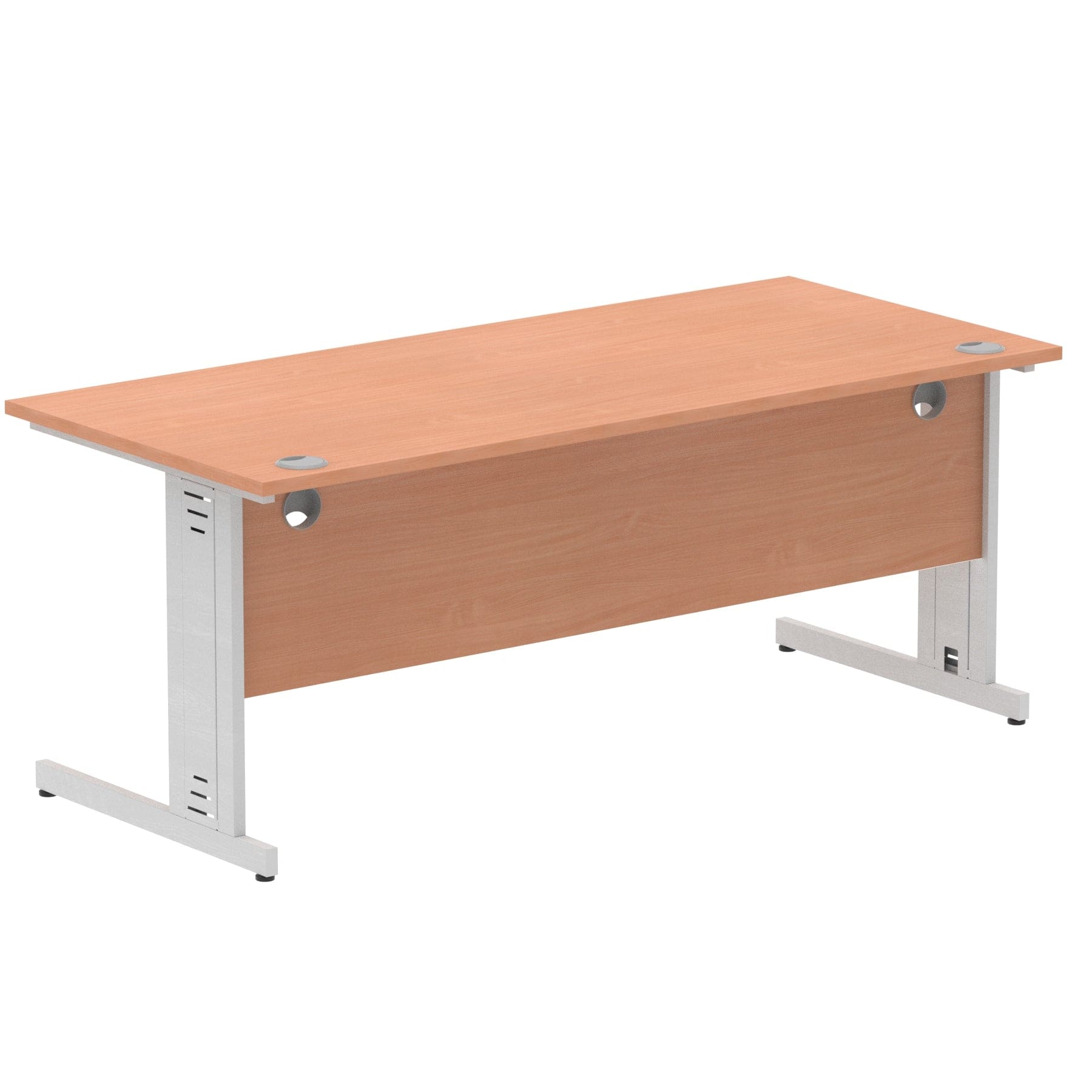 Impulse 1800mm Straight Desk Cable Managed Leg - Image 18