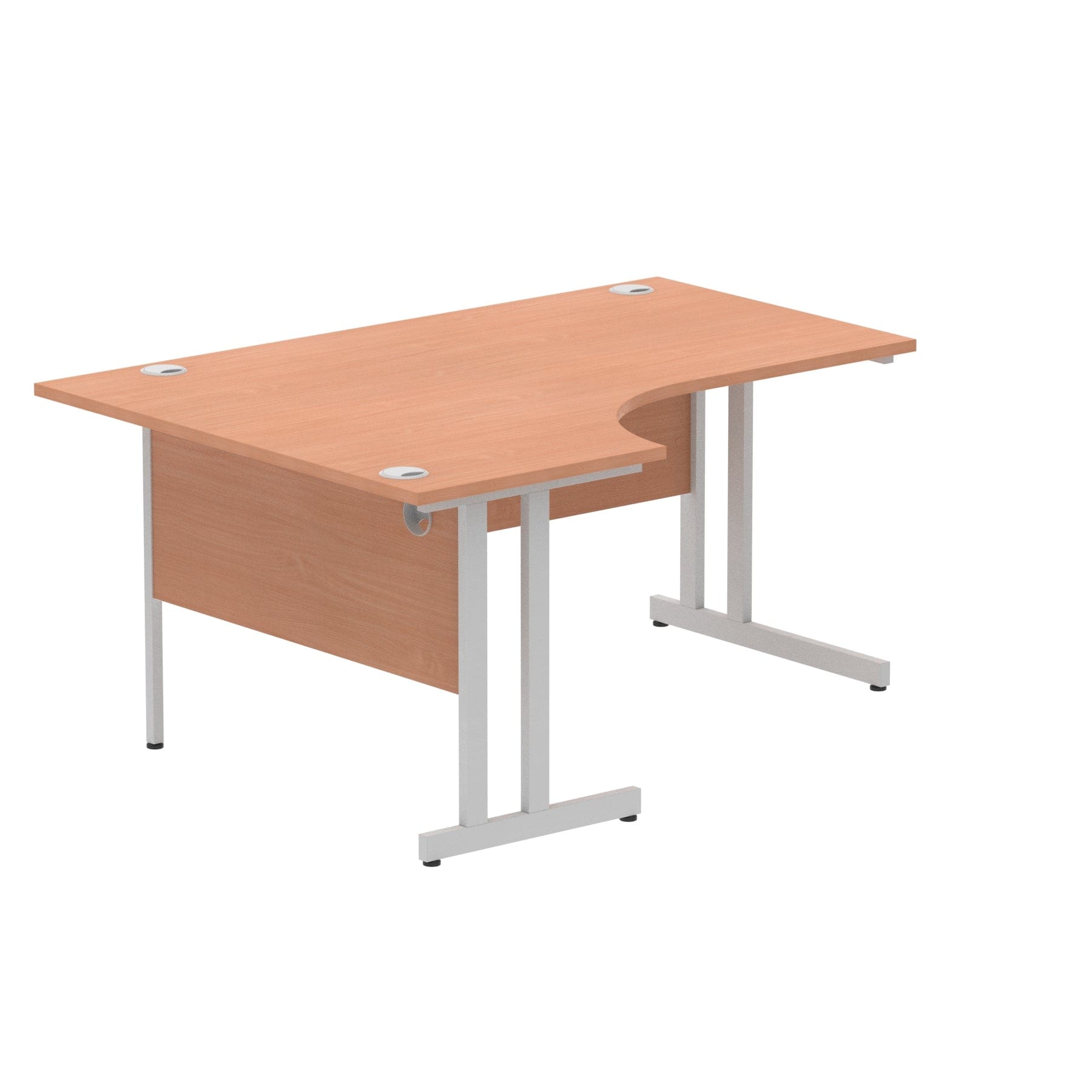 Impulse 1600mm Left Crescent Desk Cable Managed Leg - Image 14