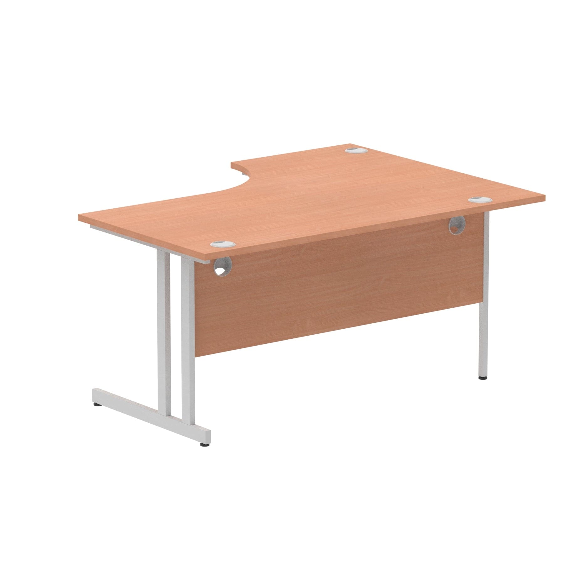 Impulse 1600mm Left Crescent Desk Cable Managed Leg - Image 18