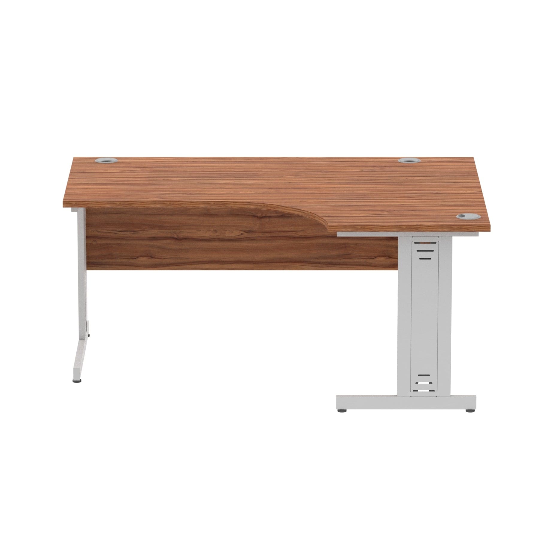 Impulse 1600mm Left Crescent Desk Cable Managed Leg - Image 33