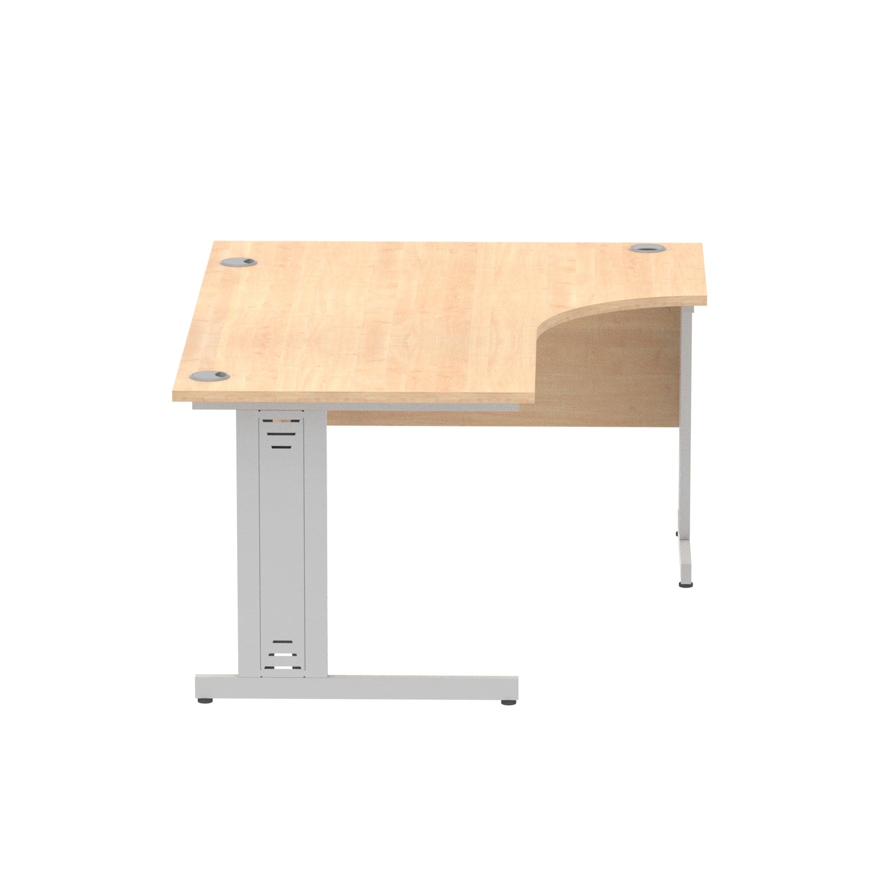 Impulse 1600mm Left Crescent Desk Cable Managed Leg - Image 34