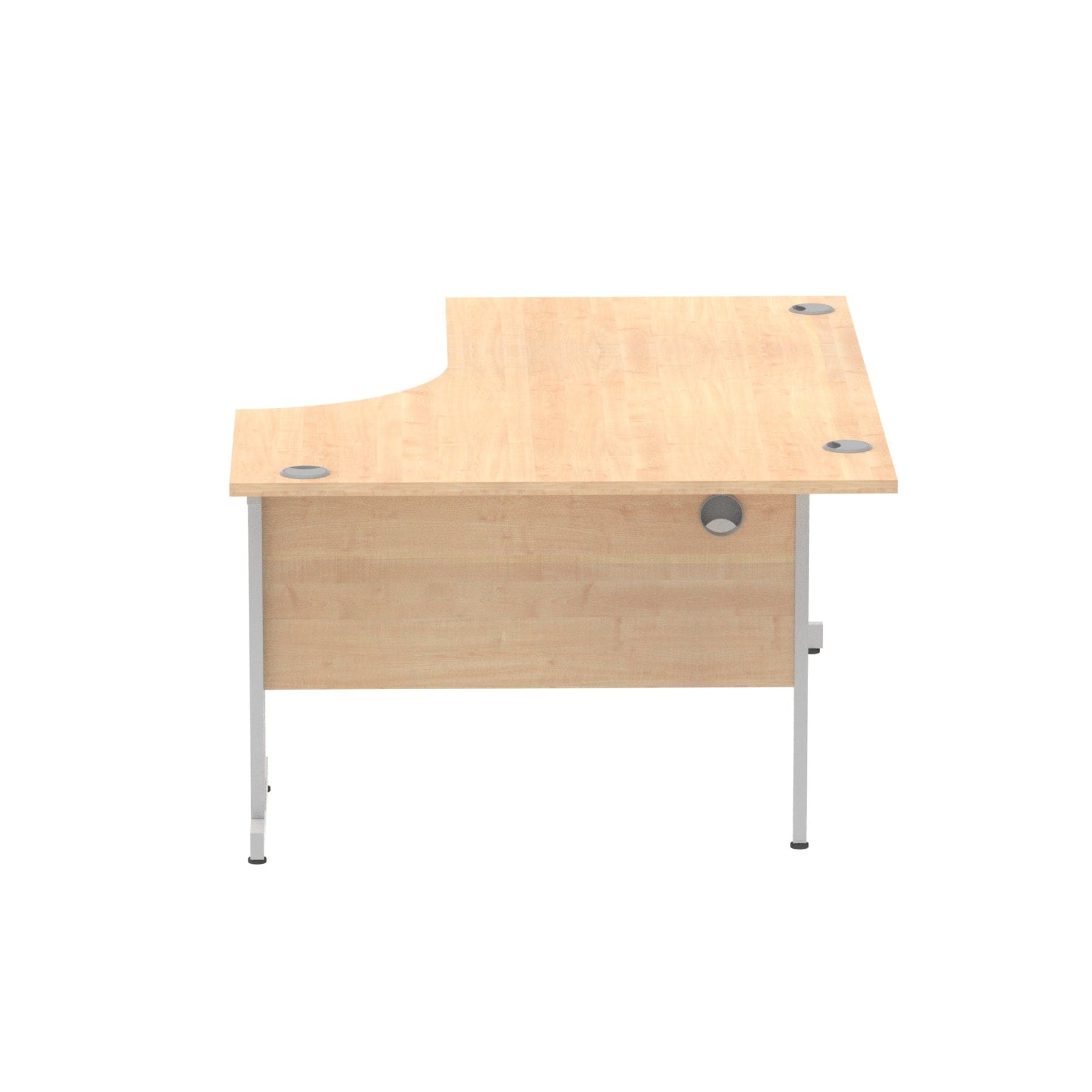 Impulse 1600mm Left Crescent Desk Cable Managed Leg - Image 38